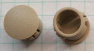 1/2in Snap Plugs package of 2 - Tan 010612 