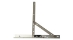 10 inch CSE Egress Egard Hinge Arm and Track Retrofit Kit for 11, 15 or 23in window widths 096998 - HRP179