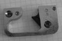 Stainless Steel multipoint center latch lock strike with spring loaded latch 012606 
